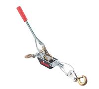 Klanata Hand Wicch Manual Manual Wire Rope Tuler avec Double Crochet, Système d'attirer puissant pour l'équipement de machines d'ingénierie de base (2T) (2t)