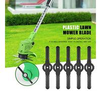 Klanata Jeu de Lames de Tondeuse à Gazon en Plastique pour Coupe-Herbe et désherbeur - Accessoire de Coupe de Remplacement pour Les Applications de Jardin et d' - Matériau Plastique