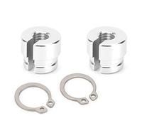 Klanata Kit de 2 bagues d'accélérateur en billette d'acier et d'aluminium avec anneaux à pression - Convient pour M3 M5 325 328 525 528 535 735 530 540 740 840 E28 E39 E36 M20 M30 M50 S14