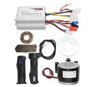 Klanata Kit de contrôleur de moteur 12 V 350 W DC avec poignée d'accélérateur 28 A, moteur 2700 tr/min pour Go Kart, scooter électrique et moto