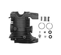 Klanata Kit de Joint de Joint de Piston de Cylindre à Gros alésage de 46 mm Compatible avec la scie à chaîne MS280 MS 280 - Ensemble de Reconstruction de Moteur en Alliage d'aluminium à