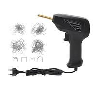 Klanata Kit de machine à souder pour plastique 50 W - Agrafeuse à chaud pour réparation de pare-chocs de voiture avec 4 clous plats, pince et prise UE 220 V