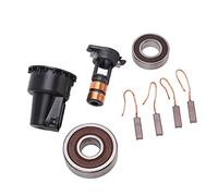 Klanata Kit de reconstruction d'alternateur 230090 pour Bosch, ensemble complet de brosses à roulement et bague collectrice pour remplacement 0124515010