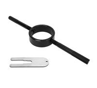 Klanata Kit d'outils de compresseur de ressort de fourche de moto - Kit d'entretien de ressorts hélicoïdaux en aluminium 6061 pour la plupart des fourches de vélo de rue à l'envers