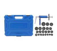 Klanata Kit d'outils de compression d'étrier de frein pneumatique 23 pièces - Outil de rembobinage à piston pneumatique robuste avec poignée pivotante et broches magnétiques