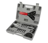 Klanata Kit d'outils d'installation et de démontage d'embrayage de compresseur AC robuste, extracteur réglable à 3 mâchoires pour réparation de climatisation automobile de
