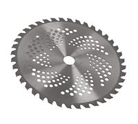 Klanata Lame de scie pour débroussailleuse 40T, 255x25.4mm, pour Coupe Gazon, Tondeuse à Gazon, Disque de Coupe pour Mauvaises Herbes et arbustes