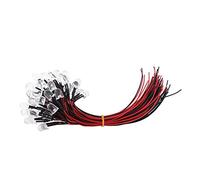 Klanata LED Diodes LED LIGHTS MOIR Assortiment 50pcs 3510 mm Multi-couleurs diffusées préwied Light DC 912V DIY pour le projet scientifique (Clignotement lent (# 12))