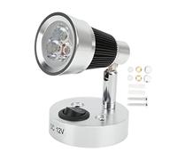 Klanata LED pivotant Light Light 90 ° APPOSEMENT RV RV 12V pour l'éclairage intérieur de camping-car, de remorque, de camping-car et de bateau (Lumière neutre)