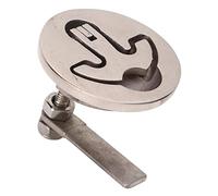 Klanata Loquet à Came pour Trappe de Chasse d'eau Marine 61 x 57 mm, matériel de Bateau en Acier Inoxydable 316 pour armoires et trappes de Pont