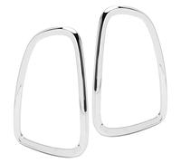 Klanata Lot de 2 Autocollants de Protection pour Cadre de feu arrière, Ajustement iversel pour Mini R56/R57/R58/R59 2007-2014, améliore Le Style du véhicule (Electroplated Colors)