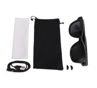 Klanata Lunettes de traduction intelligentes compatibles avec Chat GPT, lunettes de soleil audio sans fil BT 5.3 prenant en charge 138 langues, verres polarisés et batterie de 250 mAh