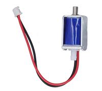 Klanata Mini Solénoïde, 2 POSITION 2 voies normalement ouvertes DC 6V 0,24A lve à air solénoïde électrique, Valve d'électricité électrique en aluminium Interrupteur de contrôleur (Dc6v)