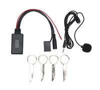 Klanata Module Adaptateur Bluetooth sans Fil auxiliaire pour Voiture avec Microphone - Récepteur Audio HiFi adapté pour Focus 2004 sur Les Quartiers, Mondeo 2002 sur Les Quartiers, C Max