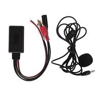Klanata Module sans Fil Bluetooth 5.0 pour Voiture Compatible avec Les radios Clarion et Pioneer avec Port Audio 2RCA - Microphone Mains Libres et câble de 1,5 m - Adaptateur de Streaming