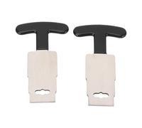 Klanata Outil de Retrait de Bouchon en Acier Inoxydable avec poignée en Caoutchouc - Siège de Globe oculaire et dissolvant de Jet de Spa - Ensemble de 2 pièces Compatible avec SP1419A