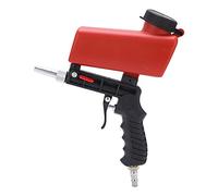 Klanata Pistolet de Sablage Pneumatique Portatif 90 PSI 1/4 Pouce Kit de Sablage avec Réservoir en Acier au Carbone pour Compresseur d'air Élimination de la Rouille et Peinture