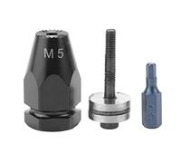 Klanata pneumatique pull setter rivets rivets pun gun rivet noix têtes pour riveters pneumatiques (Hexagonal straight handle M5)