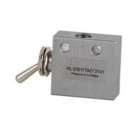 Klanata Pneumatique Valve mécanique HL2301 Interrupteur à bascule 3 Position 2 Port G18 Pression 1,58 kgfcm²