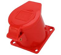 Klanata Prise de Courant Industrielle 32A 3 Phases 3P + connecteur d'alimentation E AC 380V - 415V IP44, Protection étanche et Anti-poussière pour l', la métallurgie, Les chemins de Fer