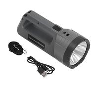 Klanata Projecteur LED portable avec batterie rechargeable 4800 mAh et indice d'étanchéité IP65 - Lampe LED portable haute puissance avec port de sortie USB et coque ABS pour une