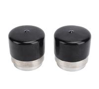 Klanata Protecteurs de roulement de roue de remorque de bateau, capuchons en acier inoxydable de 1,781 pouce de diamètre avec soutien-gorge de contrôle automatique pour une