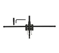 Klanata Réglable du cercle de cercle Scion de forage de perceuse coupeur 30-200 mm outil de menuiserie de bricolage de bricolage lourd noir