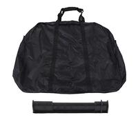 Klanata Sac de Transport Portable en Nylon 420D Noir avec Cadre de Protection de Fourche pour vélos de Route et de Montagne, Convient pour Une Taille de 26 Pouces - 200 L, Haute capacité,