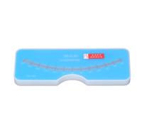 Klanata Scoliosis Testing Metter, Scoliosis Evaluation Tool Scoliomètre, portable 0 à 30 degrés Back Back Spine Mesury Tool pour les adultes et les enfants