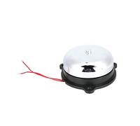 Klanata Sonnette électrique 100 mm 4 pouces, alarme sans signal d'étincelle, sonnette électrique en acier inoxydable, sonnette de porte interne pour écoles, usines, agences (220V)