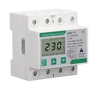 Klanata sous tension Protecteur Protecteur Tension Monitage Relatement de la phase Tension Séquence Protecteur 3 Wire 4 Wire AC 230 à 400V 80A DIN Rail Réglable sur et sous