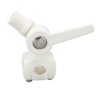 Klanata Support de Base d'antenne Marine - Support de Pont en Nylon réglable à 180 degrés avec Double cliquet pour antennes Radio VHF