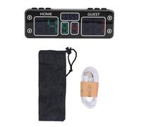 Klanata Tableau de Bord électronique à LED avec Affichage à 10 Chiffres et Montage magnétique - Gardien de Score numérique Portable Rechargeable avec Compte à rebours et contrôle Tactile (Noire)