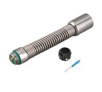 Klanata Tête de caméra d'inspection d'égout 0,9 pouces/23mm Remplacement d'endoscope de drain professionnel avec 12 lumières LED Accessoires de caméra de tuyau étanche