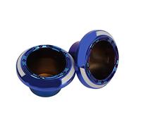 Klanata Universal Motorcycle Front Fork Frame Sliders, 2 Pack Blue Aluminium Alloy Crash Protecteurs - Gardiens de protection anti-automne (Bleu)