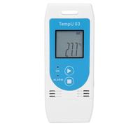Klanata USB Temperature and Humidity Data Logger, enregistreur d'acquisition de données avec affichage LCD, stockage de 32000 points pour les rapports PDF/CSV, surveillance du