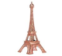 Klanata Veilleuse LED Tour Eiffel, lampe de table en métal, modèle d'architecture artisanale, décoration de bureau, artistique, avec lumière douce et matériau en alliage de zinc