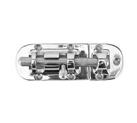 Klanata Verrou de porte en acier inoxydable avec boulons coulissants pour bateau, yacht, salle de bain, hangar de toilettes 10,9 x 3,8 cm