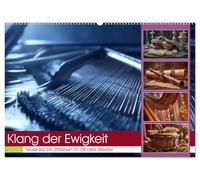 Klang der Ewigkeit (Wandkalender 2026 DIN A2 quer), CALVENDO Monatskalender: Dieser barocke Musik-Kunstkalender zeigt zwölf einzigartige Stillleben mit Instrumenten, Notenblättern und Klangdetails.