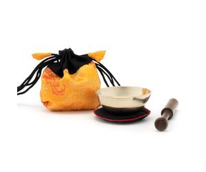 Klangschalen Center 5085 Mini ensemble bol sonore avec sachet Jaune