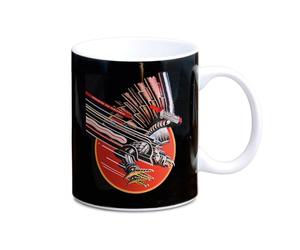KlangundKleid.de Judas Priest | Screaming For Vengeance | Mug I Tasse à café I Porcelaine I 300 ml I Dans une boîte cadeau colorée I bleu I Design original sous licence