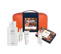 KLAPP Cosmetics Calm & Clear Set (2 x 2 ml Skin Boost Illuminate | 1 x 2 ml Skin Boost Filler | 1 x 2 ml de concentré | 1 x crème pour le visage 20 ml | 1 x toner BHA de 200 ml)