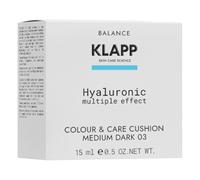 Klapp-Cosmetics Produktlinie HyaluronicMultiple Effect Colour & Care Cushion 03 Medium Dark 15 g