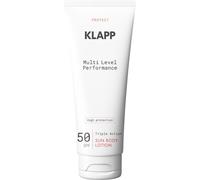 Klapp-Cosmetics Produktlinie Performance-multi-niveauxSun Body Lotion 50 SPF 200 ml