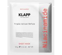 KLAPP Niacinamide Triple Action Refine Sheet Mask 1 Pce 1 Pce
