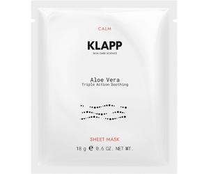 KLAPP Produktlinie Peau-naturelleAloe Vera Triple Action Soothing Sheet Mask 1 set de 3 masques 1 Stk.