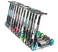 Klappbarer City Roller für Kinder "Phantom" höhenverstellbarer Tretroller