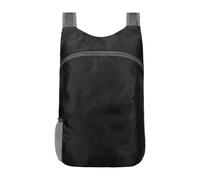 Klappbarer Rucksack - Outdoor Reise Camping Poches | Wasserdichte Wanderrucksäcke Für Reiseausweis Abenteuer Gepäck Angeln Sport Fitness Familie Park Kreuzfahrt | Angeln Park Alltags Outdoor Ra, Noir