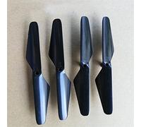 KLAPR 4pcs 12 cm Quadcopter Ventilateur de l'hélice Feutre l'ouverture du Trou de Palette de Lame 0,35 cm RC Micro Drone Quadcopter Accessoires de pièces de Rechange (Color : Black)