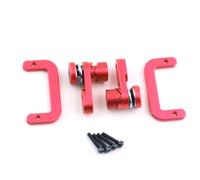 KLAPR Metal Dig 2 vitesses Shift Servo Horn Arm & Protect Mount Set for Axial SCX10 III 1/10 RC Crawler Car Upgrade Parts Accessories (couleur : Rosso)
